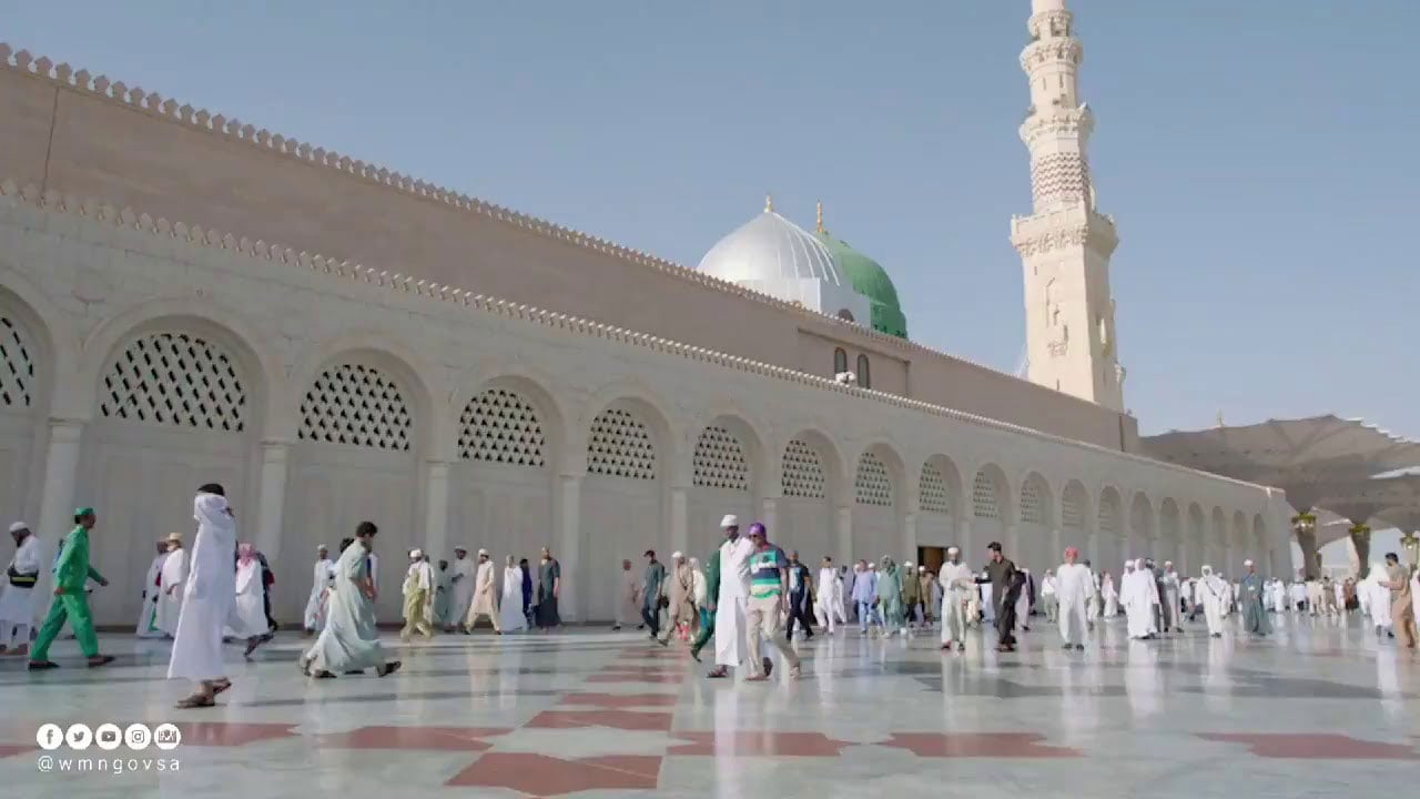 بالفيديو.. إتاحة سطح المسجد النبوي أمام المصلين مع تطبيق الإجراءات الوقائية