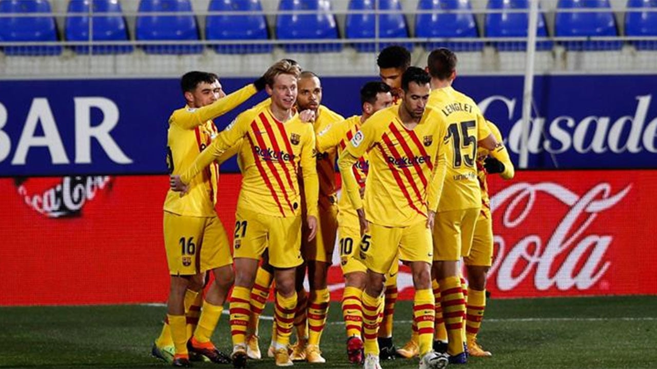 برشلونة يستهل 2021 بعرض قوي في مواجهة هويسكا