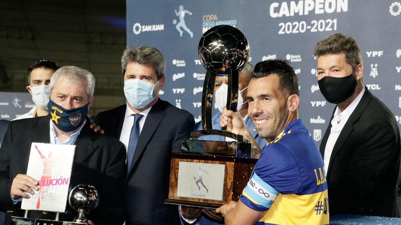 بوكا جونيورز يتوَّج بالنسخة الأولى من كأس مارادونا