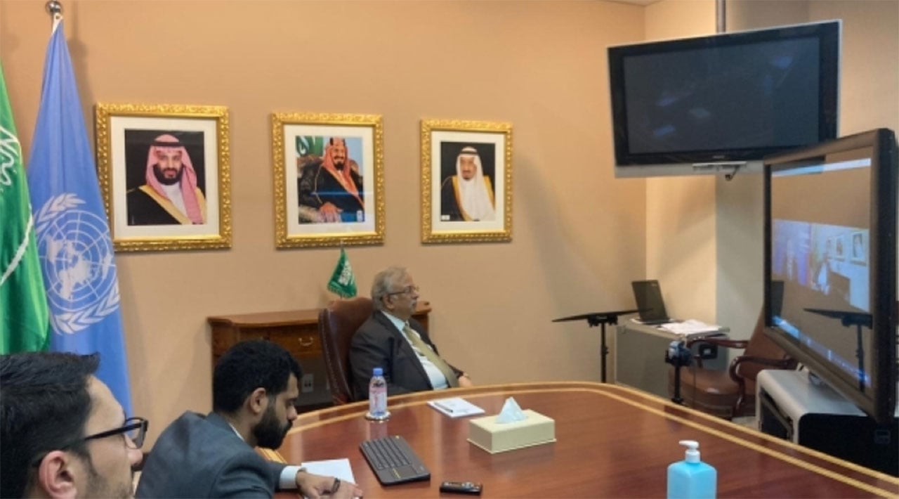 «المعلمي» ومندوب الصين بالأمم المتحدة يبحثان سُبل دعم المبادرة السعودية بشأن اليمن