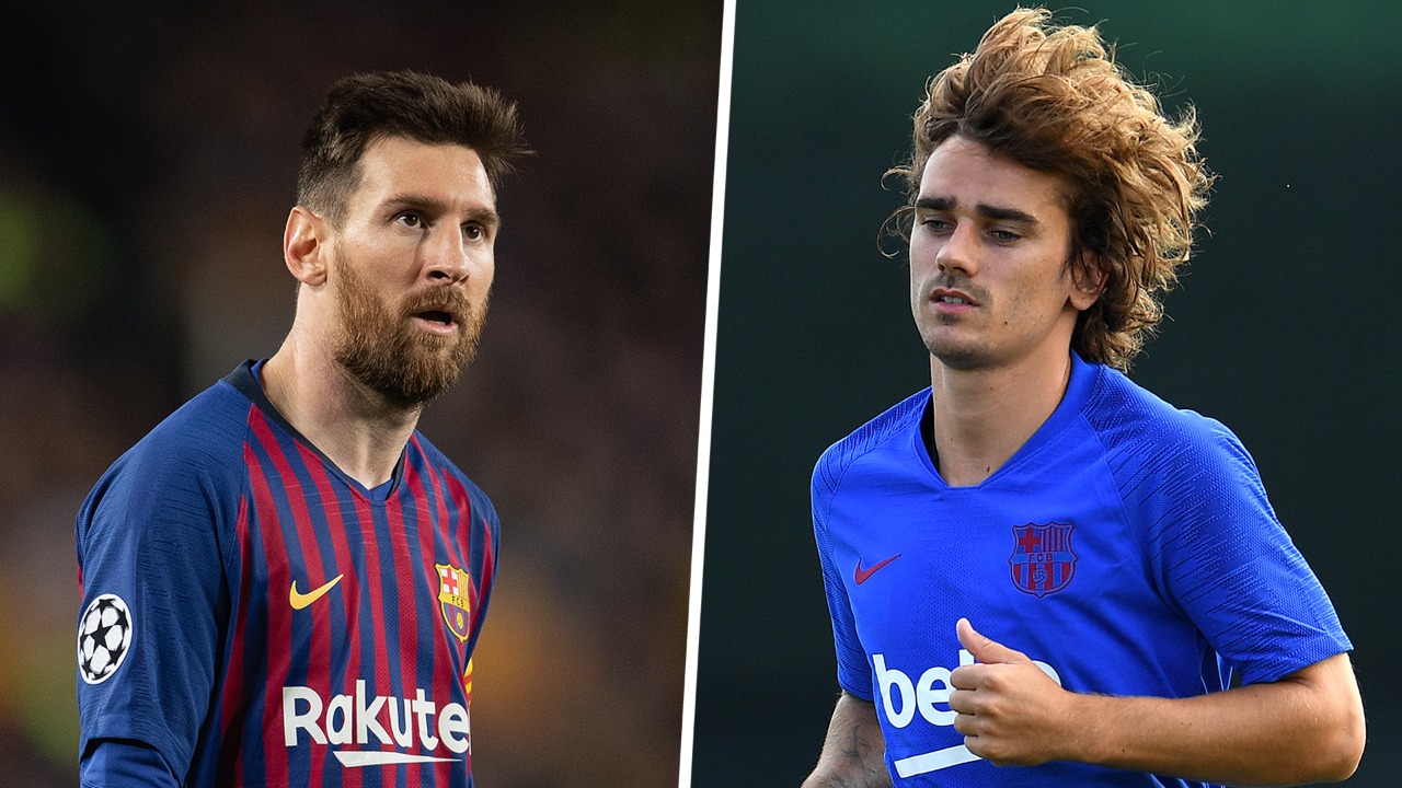 برشلونة يضحي بجريزمان لضمان الاحتفاظ بميسي