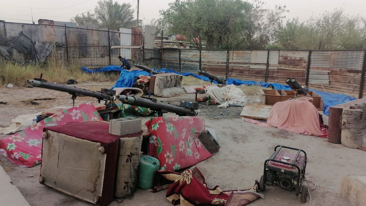 إحباط محاولة لاستهداف مطار بغداد بـ10 صواريخ غراد