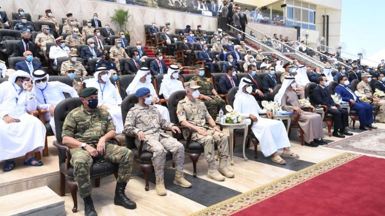 رئيس الأركان يحضر افتتاح قاعدة 3 يوليو البحرية في مصر