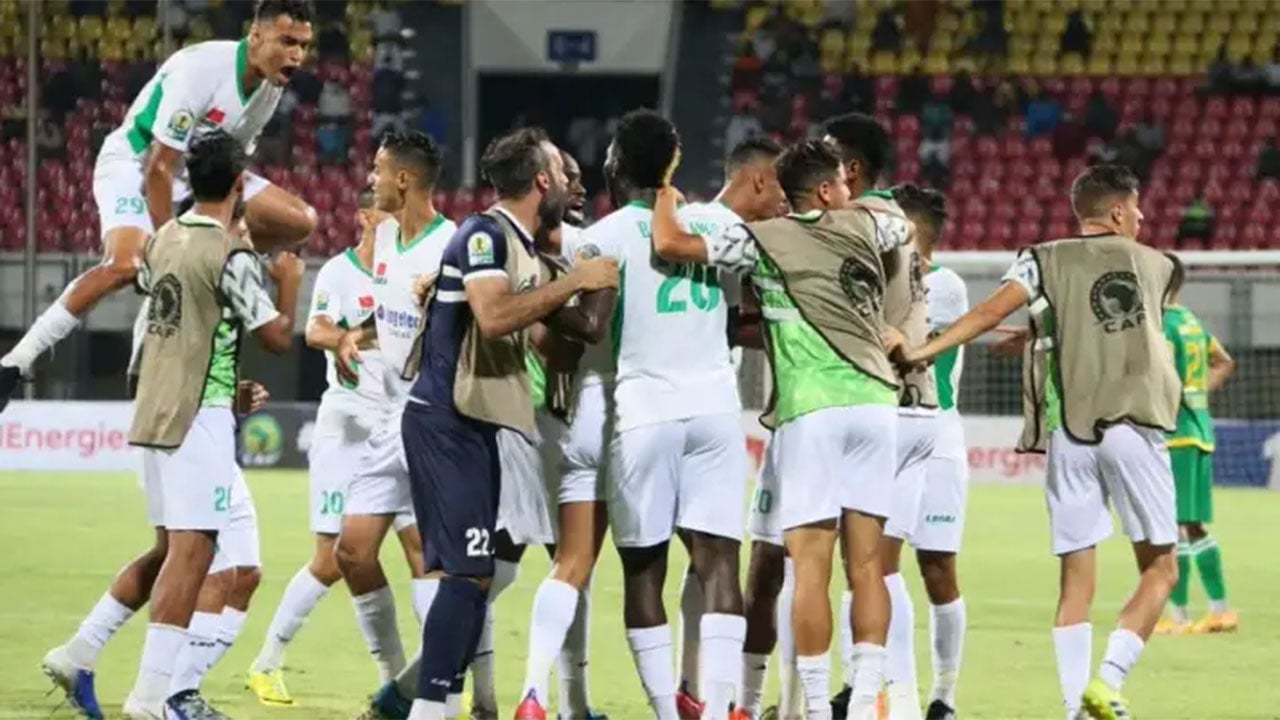 الرجاء المغربي بطلًا لكأس الاتحاد الأفريقي على حساب شبيبة القبائل