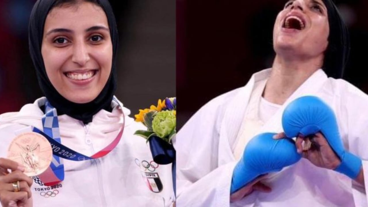 فريال عبدالعزيز.. طالبة الصيدلية التي منحت مصر ذهبية بأولمبياد طوكيو